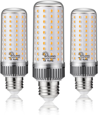 E26 LED Bulb,20W LED Corn Light Bulb 180W Equivalent 3000K Warm White 2000LM Non