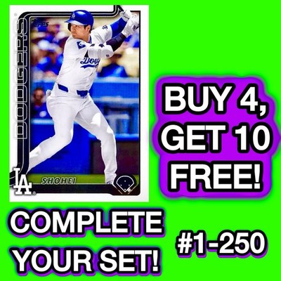 2025 Topps Series 1 BASE Singles! U-PICK! You Complete Your Set! *CHEAP SALE*