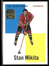 2001-02 Topps / OPC Archives Stan Mikita Rookie Card Reprint #14 ~ NM-MT+ ~