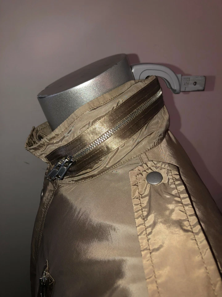 Bonita Chaqueta Safari de Nylon Marrón Glacé MARC JACOBS Talla S Nueva Foto 4 de 4