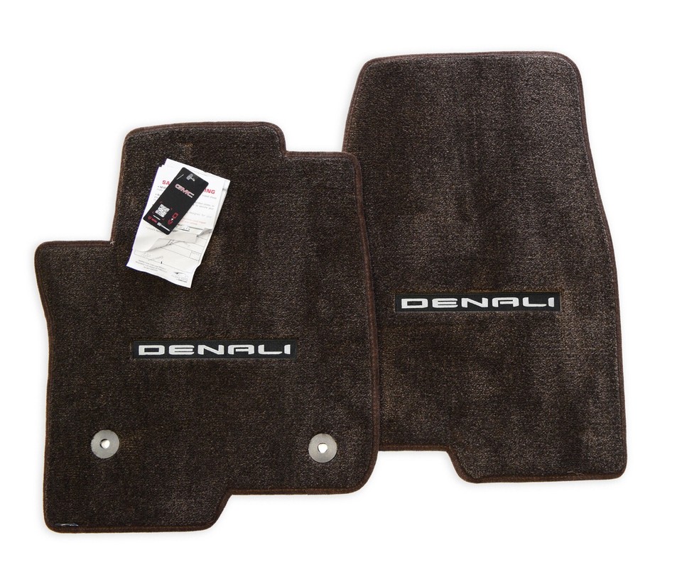 20212024 GMC Sierra Denali Floor Mats 1500 2500 3500 Crew Cab Cocoa