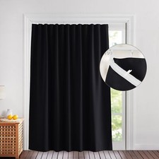 NICETOWN Lower Noise Room Divider Curtain Screen Partitions with Adhesive Cur...