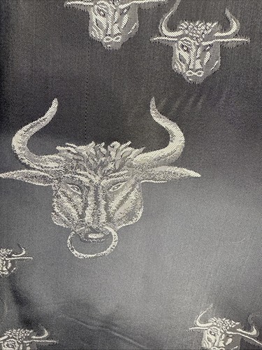 Jean Paul Gaultier Chaleco Estampado Tigre Peludo con Estampado Toro en la Espalda Talla 52 De Colección - Imagen 6 de 9