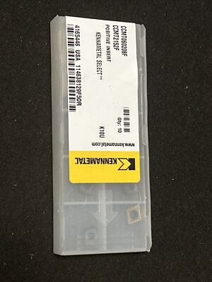Qty. 10, Kennametal CCMT060208 F K10U Carbide Turning Inserts. CCMT2152 F USA!!