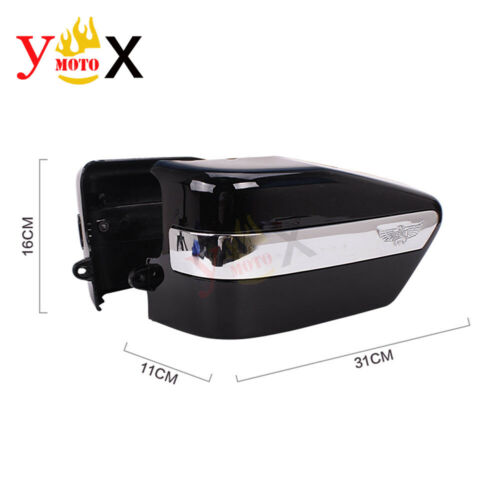 Motorcycle Battery Cover Guard Side Protector For Honda Rebel CMX250 CA250 96-05 - Picture 3 of 12