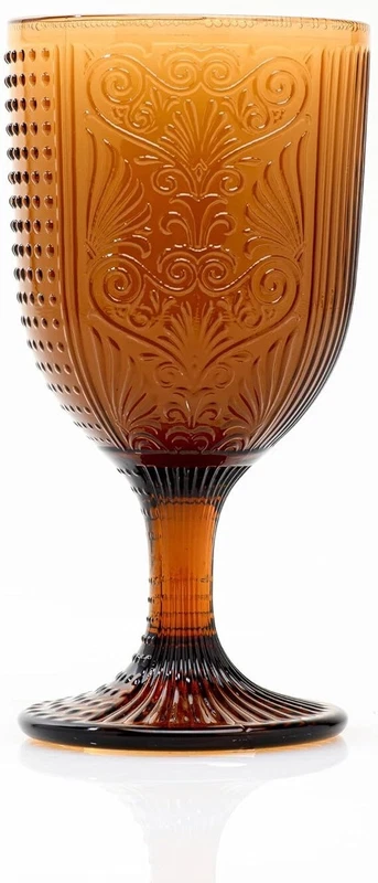 Set Servizio 6 Calici Bicchieri Colorati ARLECCHINO in Vetro Acqua Vino Tavola, fotografia 9 di 15