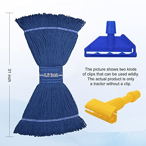 3 PackString Cotton Mop Heads Rope Mop Heads Heavy Duty Commercial Mop