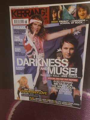 Kerrang 07 Feb 2004 Darkness Muse Hives Foo Fighters Metallica
