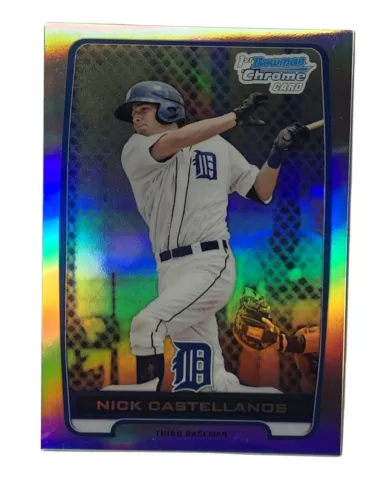 Nick Castellanos 2012 Bowman Chrome Refractor RC /500 Phillies NM