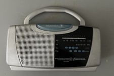 Emerson Portable Instant Weather AM/FM Radio Plug-In Or Battery RP6247