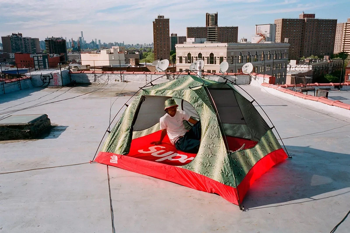 ✅ RARE Supreme The North Face Snakeskin Taped Sean StormBreak 3 Tent ✅