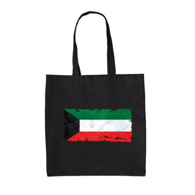 Kuwait Flagge - Canvas Beuteltasche Tasche - Stadt Naher Osten Land Reisen Persischer Golf