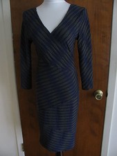 Anthropologie by Tracy Reese women’s navy charcoal dress Large fits Medium