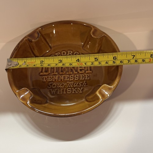 Vintage George Dickel Tennessee Sour Mash Ashtray 6” FREE Shipping! - Picture 5 of 5