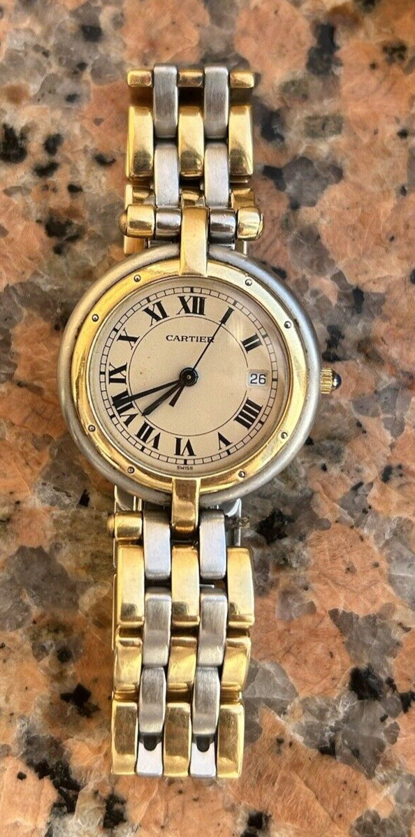 Vinatge Cartier Panthere Oretacier 183964 Three row Ladies watch