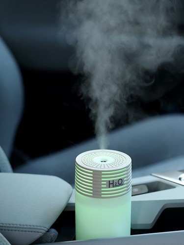 Color portable mini air humidifier with ultrasonic cold mist for bedrooms cars - Picture 4 of 12