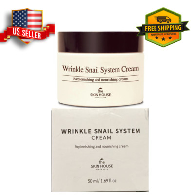 The Skin House Wrinkle Snail System Cream 50ml Snail mucin, Collagen- US Seller
