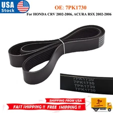 7PK1730 OE Serpentine Belt Fits For HONDA CRV 2002-2006, ACURA RSX 2002-2006