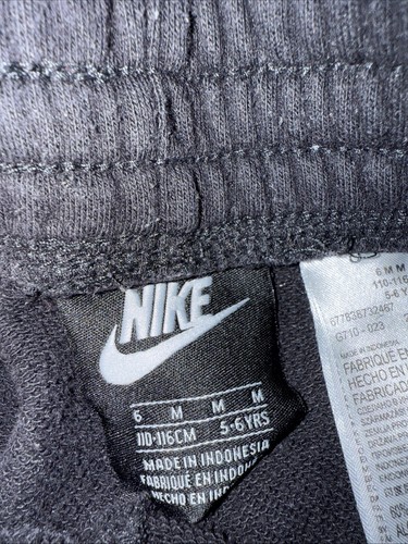 Nike Fleece Shorts Black Age 5-6 Years Height 110cm-116cm Medium - Picture 3 of 5