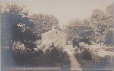 c 1910 John Whittier Birthplace Haverhill, Mass RPPC Real Photo Postcard #3516