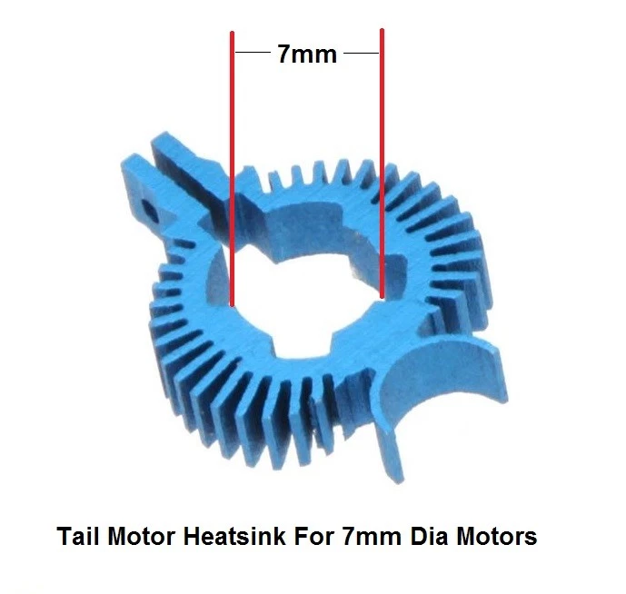 RC Helicóptero Motor Trasero Enfriador Calor Lavabo Mejora Modificación Wltoys - Imagen 2 de 3