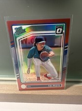 2024 Donruss Baseball Tai Peete Optic Red Prizm /99 Seattle Mariners