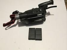 JCV Compact VHS Camcorder GR-SXM240 w Strap Untested / Two Battery s