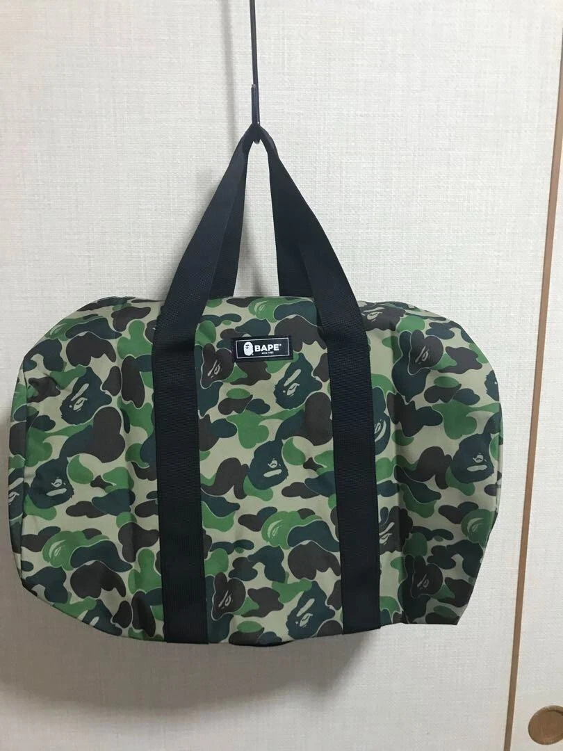 BAPE A Bathing Ape Bape X Outdoor Products 1st Camo Duffel Bag Green for  Women