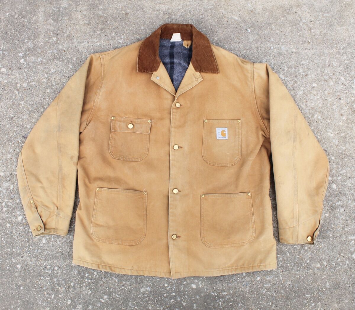 Vintage Carhartt 100 Anniversary Duck Chore Coat Jacket Vintage Carhartt 100 Anniversary Duck Chore Coat Jacket