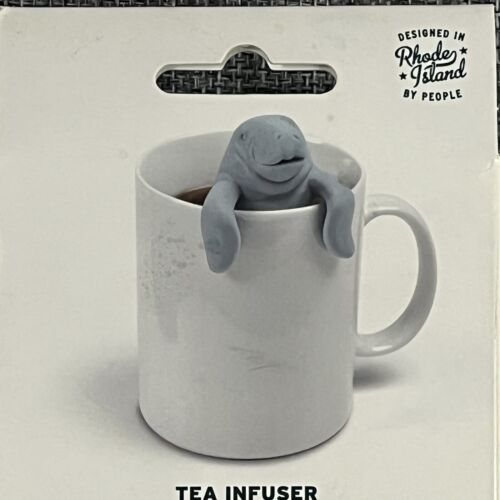 Fred ManaTea Tea Infuser - Food Microwave Dishwasher Safe Silicon, Manatee, Grey - Picture 5 of 10