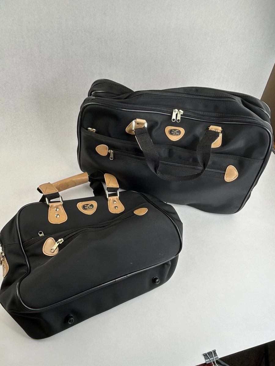 Clay Ferry Transit Overnight Bag Luggage Set 2 Pieces Shoulder