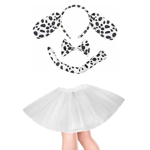 Ladies Animal Ears Set +Tutu Costume Fancy Dress Halloween Bookweek Party outfit - Picture 7 of 149