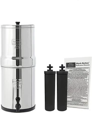 Brand New Travel Berkey Gravity-Fed Water Filter System with 2 Black Elements