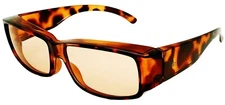 M7 OTG Over-the-Glass Ultimate Computer & Driving Glasses Glossy Tortoise M-L
