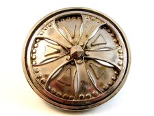 Vintage Spinner Belt Buckle by Silver Star Made In U.S.A.