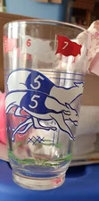 Boscul Peanut Butter Vintage Greyhound Racing #5 Drinking Glass Tumbler