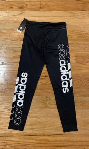 Adidas Girl’s Aeroready Badge of Sport Graphic Leggings Size S (7/8) NWT $35 - Picture 7 of 11
