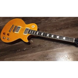 Stocking!Kirk Green style Electric guitar flame top see thru wood grain HH picku