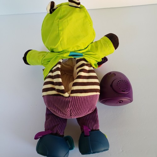 2018 B. You Plush Giggling Zebb Zebra Sensory Learn to Dress Toy 12" SEE VIDEO - Picture 8 of 12