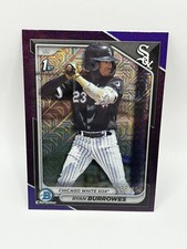 Ryan Burrowes 2024 Bowman Chrome Mojo BCP-119 Purple Refractor /250 White Sox