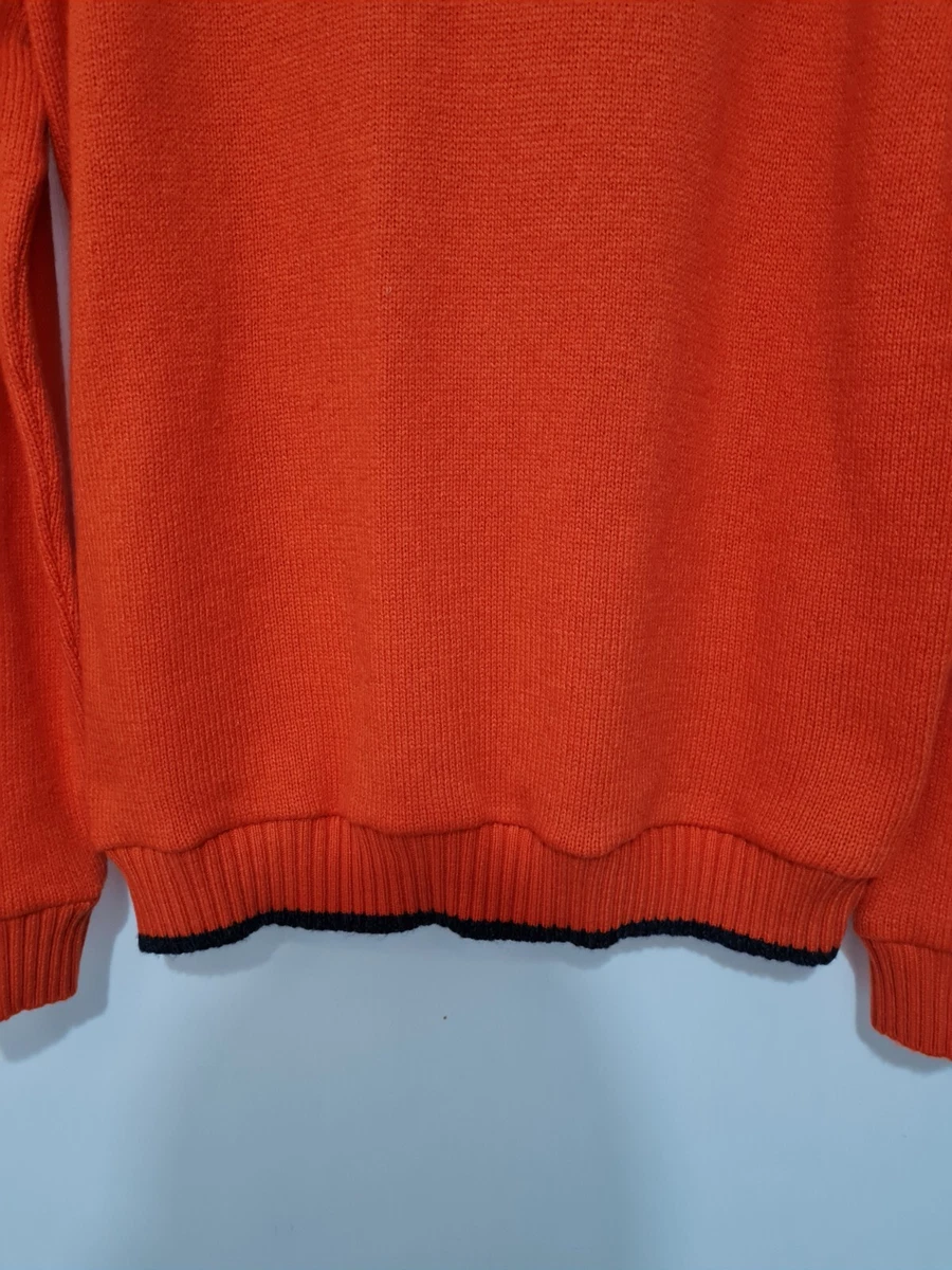 Orange top golf jumper