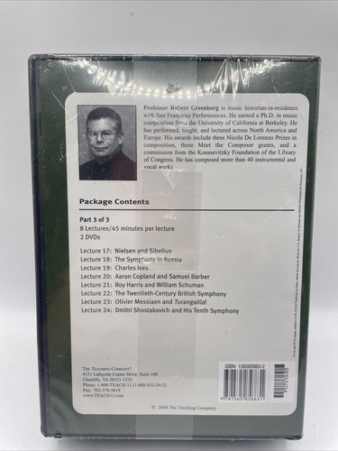 The Great Courses The Symphony Part 1,2 & 3 DVD & Guidebook San Francisco New! - Foto 6 di 10