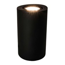 Matt Black GU10 Floor or Table Lamp Uplighter with Tilt Capability by Happy H...