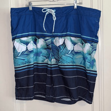 NWT Goodfellow blue tropical board shorts