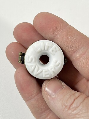 Porcelain Hinged Box Life Savers Mint Nabisco PHB Lifesaver peppermint Candy