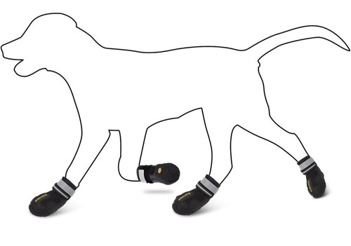 Stivali per cani scarpe impermeabili si adattano a cani M/L con strisce riflettenti robusti anti... - Foto 4 di 4
