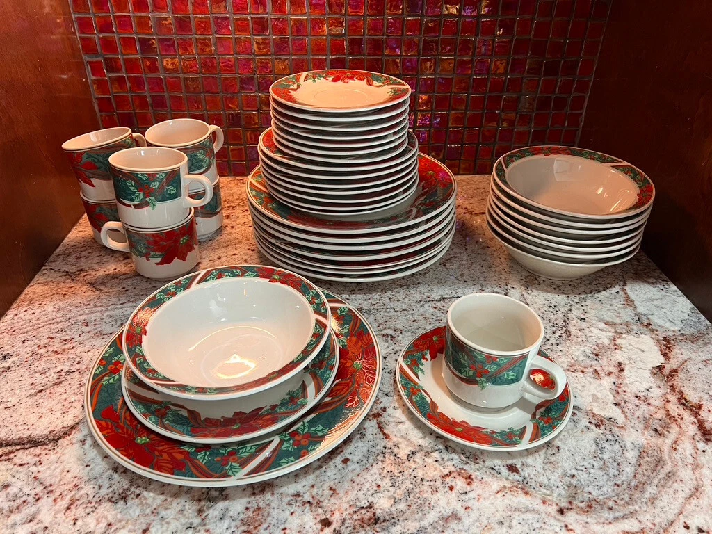 8 person dinnerware clearance set