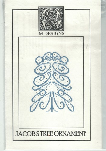 M Designs Cross Stitch Chart NAME Tree Ornaments - You Pick - Picture 21 of 49