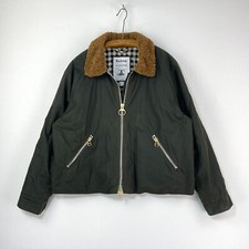 Barbour Alexa Chung Floyd Wachsjacke Damen 18 grün kurz Alexachung Bomber