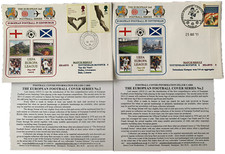 Tottenham Hotspur v Hearts Europa League 2011 Dawn First Day Covers Both Legs
